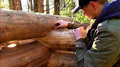 How to make Saddle Notch Outsider Log Cabin