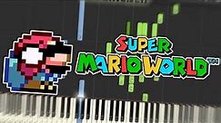 Super Mario World - Game Over Theme Piano Tutorial Synthesia