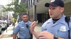 D.C. police officers attempt to prevent arrest from being videotaped