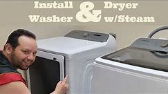 Install a Washer & Dryer w/Steam #washers #dryer #washerdryer #installation