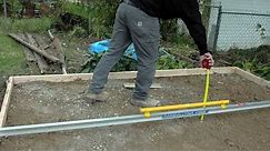 Learn how to pour a concrete slab - DIY with MARSHALLTOWN