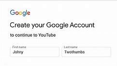 How to Create a New YouTube Account