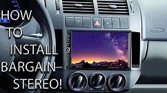 How to Install 2DIN stereo In VW polo - Review On Budget Car Stereo.