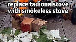Don’t use traditional stove anymore #woodstove #outdoorstove #BBQ #outdoors #cooking