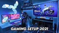 Gaming Setup / Room Tour! - 2021 - Ultimate Small Room Setup!