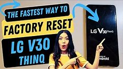 LG V30 ThinQ Factory Reset Hard Reset