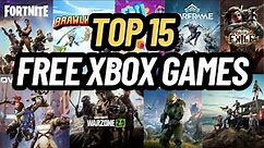 TOP 15 FREE GAMES ON XBOX | XBOX SERIES X, S, and ONE