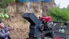 Compact Crusher in Action Crushing Small Rocks Anywhere