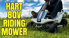 NEW Hart Electric Riding Mower | 30-Inch Lawn Tractor Review