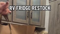 Restock the RV fridge with me! #rv #rvlife #rvliving #rvlifestyle #rvfulltime #fridgerestock #healthyfridgerestock #traderjoesrestock #restock #restockasmr #restockvideos