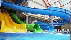 Two Kids Slid Big Colorful Water Stock Footage Video (100% Royalty-free) 4138162 | Shutterstock