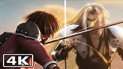 Sephiroth vs. Genesis vs. Angeal - Crisis Core Final Fantasy 7 Reunion (4K)