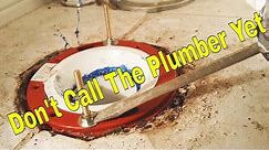 Don't Call The Plumber Yet (Toilet Repair Flange)