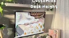 Perfectly Adjustable and White Top Standing Desk for Cozy Setup 🤍