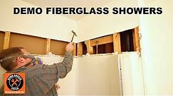 How to Remove One-Piece Fiberglass Showers