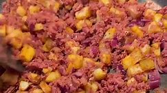 Let’s make corned beef hash for breakfast. Tip for the potatoes to cook faster; microwave, bake, boil or steam it first until about 70 percent done, then cut into cubes. Then cook it with butter or oil until fork tender. If you have any questions, feel free to ask. Thank you 🙏🏼 #cornedbeefhash #cornedbeef #breakfast #recipes #breakfastideas #breakfastallday #potato #potatoes #deliciousfoods #food #foodie #breakfasttime #reelsforyou #reelsfb #fbreels #StarsOnReels #cookingfromscratch #homecooke