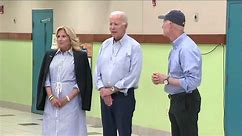 President Biden tours damage from Hurricane Idalia