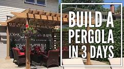 DIY Overview: A Pergola on Concrete Patio in 3 Days. It’s Possible!