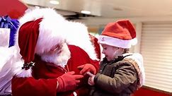A Kind Santa Used Sign Language To Ask A Little Girl About Her Christmas Wish