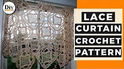 Lace Curtain Crochet Pattern | How to Read a Crochet Chart
