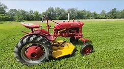 Mowing Clover with a Farmall Cub