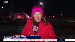 Crews battle Atlanta warehouse fire