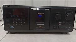Sony Compact Disc Player CDP-CX355 (Table error)