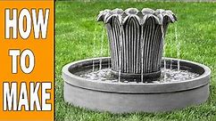 Concrete Fountains - DIY Fountain Project for Outdoors