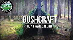 Bushcraft Shelters - The A Frame Shelter | TA Outdoors