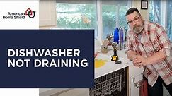 How to Fix a Dishwasher that Is Not Draining | DIY Repair | AHS