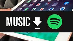 How to Download Music on Spotify - iPad