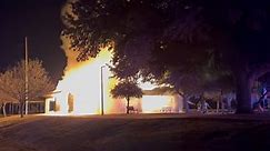 Fire engulfs, destroys concession stand at McKinney park