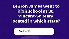 The LeBron James Trivia Quiz
