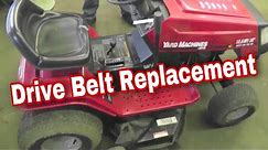 How To Replace The Drive Belt On An MTD Variable Speed Riding Mower with Taryl