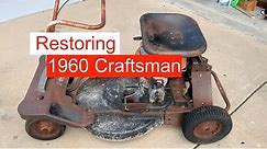 Restoring a 1960' s Sears Craftsman Riding Mower
