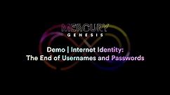 Demo | Internet Identity: The End of Usernames and Passwords (Dominic Williams & Joachim Breitner)