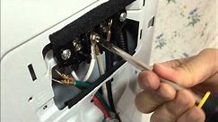 How To Wire A 4-Wire Cord Dryer