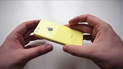 iPhone 5c Unboxing (Yellow)