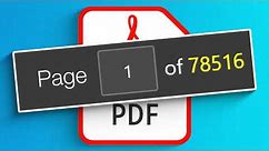 The 78,000 Page PDF