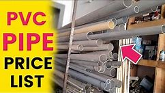 4" 3" PVC Pipe Price list 2023 | PLASTIC Pipe Company Full Details in Hindi