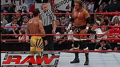 Triple H vs Chris Benoit Pick Your Poison Match RAW Mar 14,2005