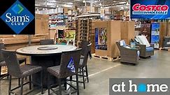SAM'S CLUB COSTCO AT HOME PATIO FURNITURE CHAIRS TABLES SHOP WITH ME SHOPPING STORE WALK THROUGH