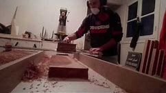 Planing rough lumber with a power plane
