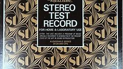 Various - Stereo Test Record