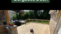 Sanding and staining a beautiful deck in Niagara Falls #deckstaining #painting