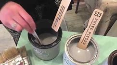 How to create a chalk type paint glaze using scumble