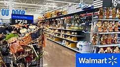 WALMART SHOP WITH ME FALL DECORATIONS KITCHENWARE DINNERWARE FURNITURE SHOPPING STORE WALK THROUGH