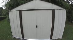 Building an Arrow 8x10 Metal Storage Shed with Instructions and Review