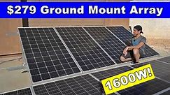 $279 Ground Mount Solar Array - DIY Friendly!