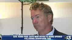Sen. Rand Paul gives update on his Bowling Green office following July fire